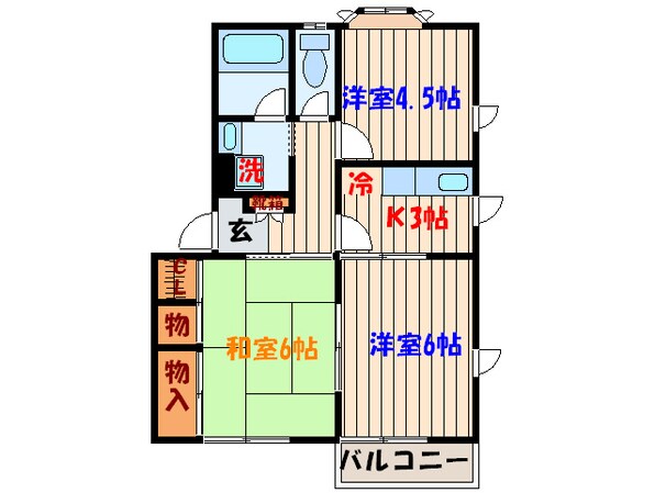 ラプテットメゾンの物件間取画像